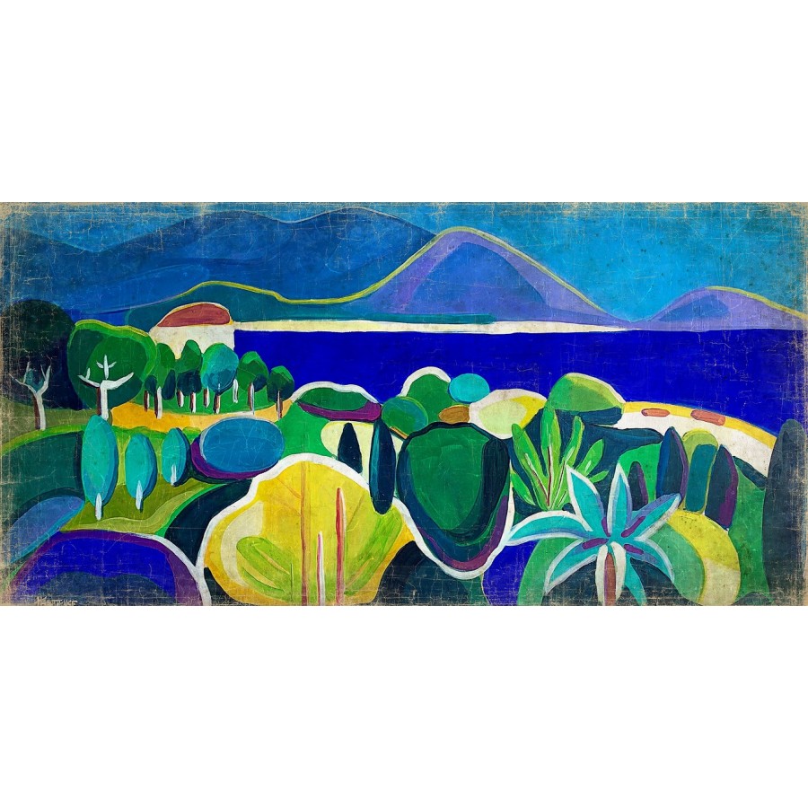 ENTRE MONTAGNE ET MER (200x100cm)